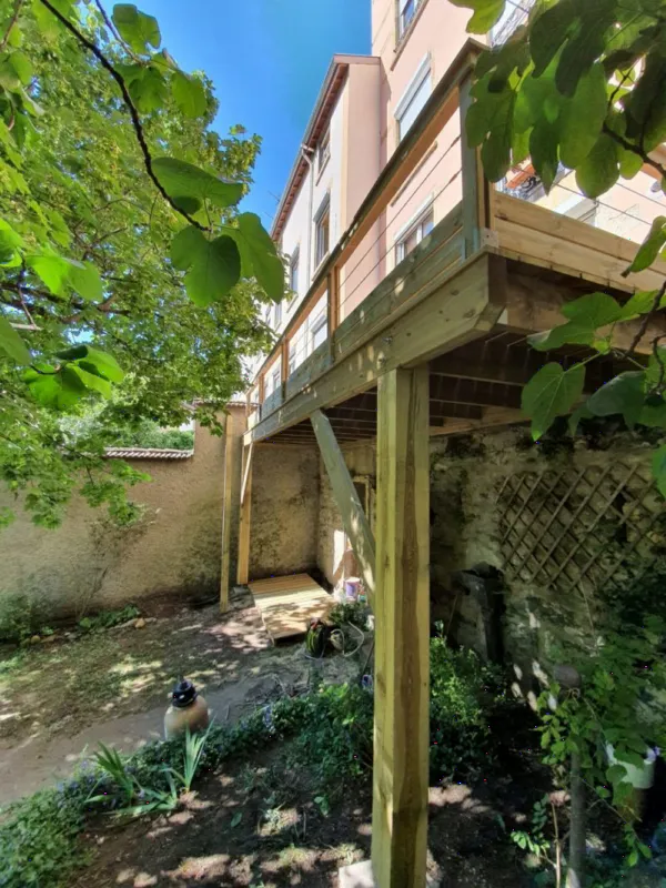 Terrasse suspendue, photo 3 sur 4