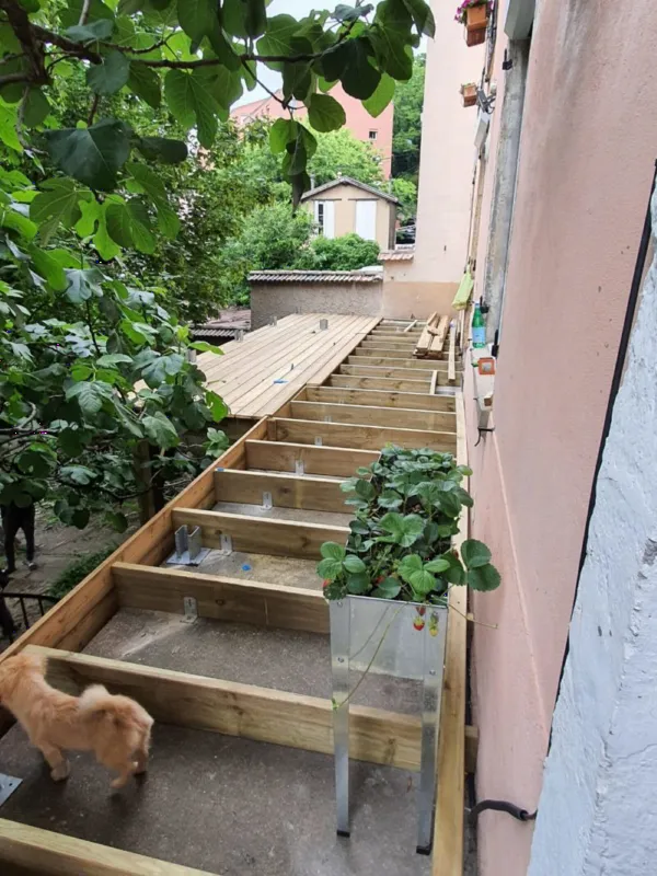Terrasse suspendue, photo 4 sur 4