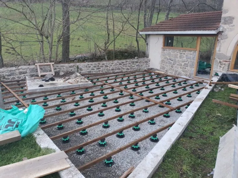Terrasse en bois, photo 3 sur 5